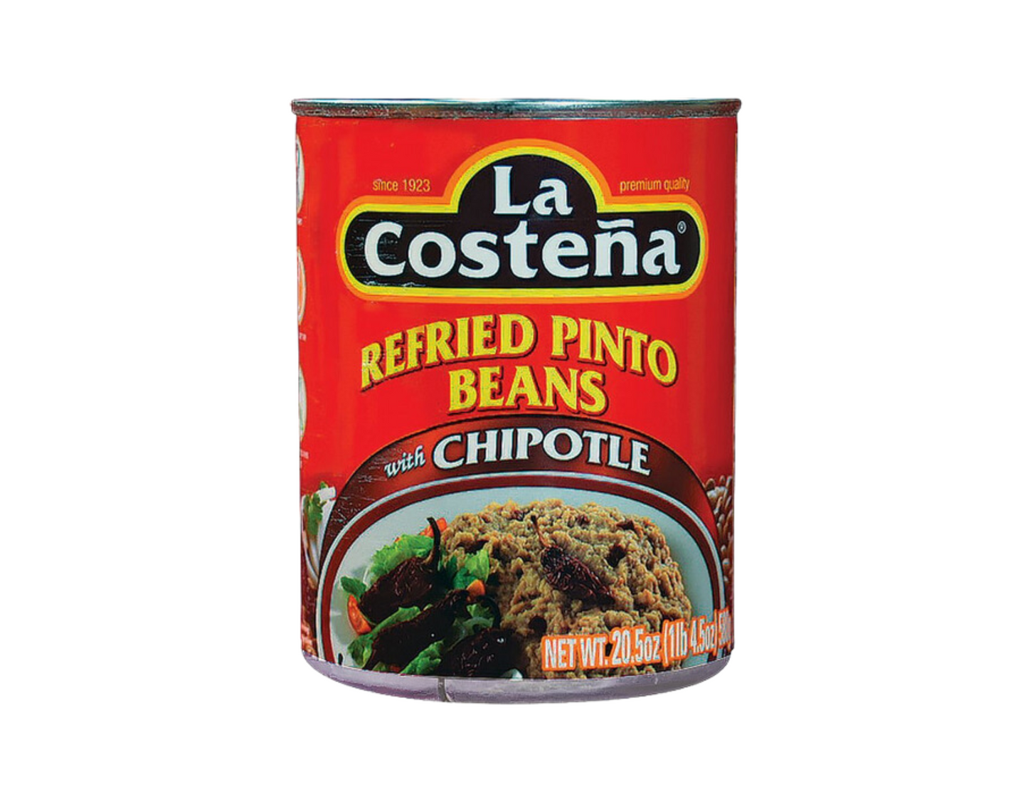 La Costena Frijoles Chipotle Refritos 20.5 oz