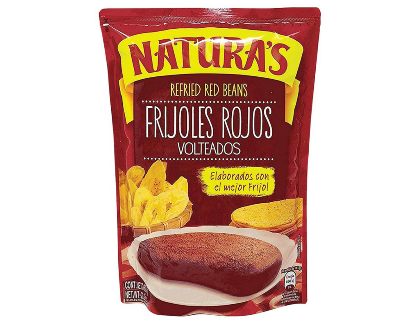 Naturas Refried Red (Rojos) 800 gm (28.2 oz)