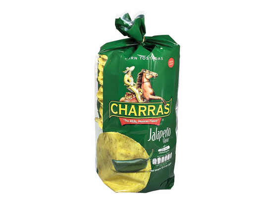 Charras Tostada Jalapeno 8.8 oz