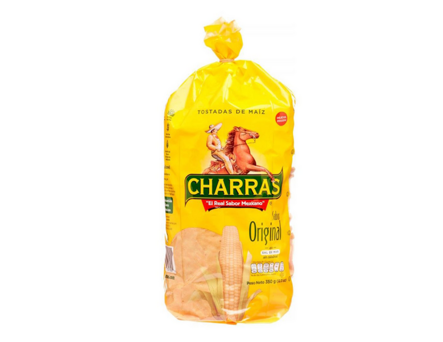 Charras Tostada Natural 12 oz