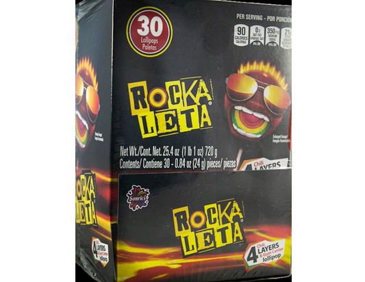 Sonrics Rockaleta Display 30 ct