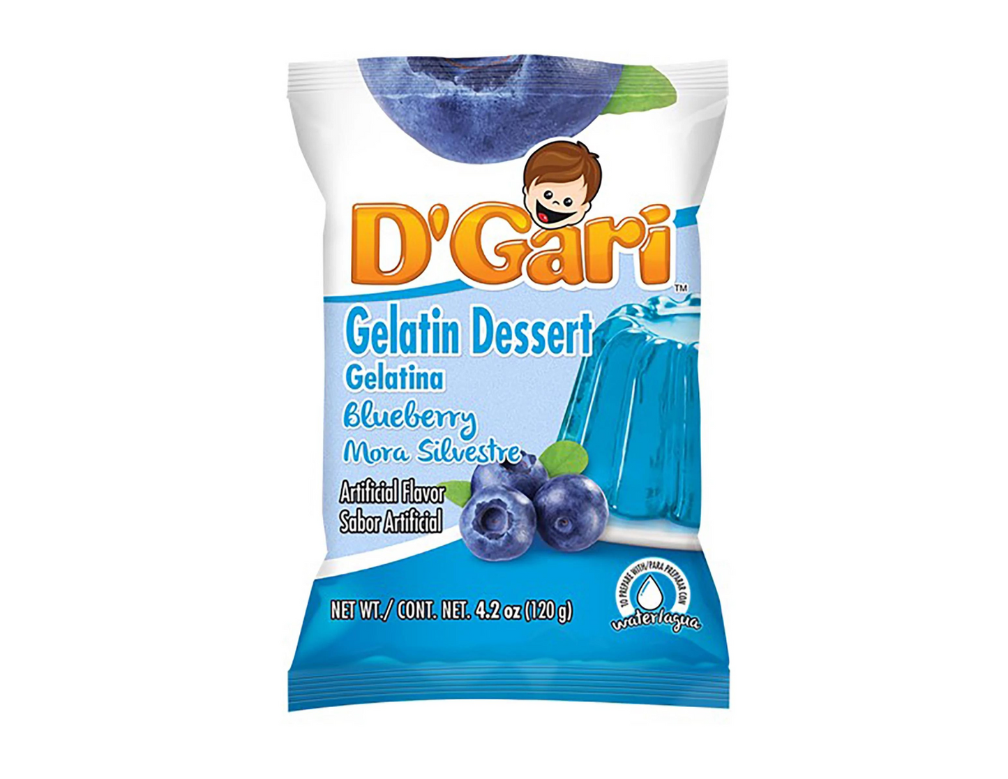 D'gari Agua Blueberry 4 oz