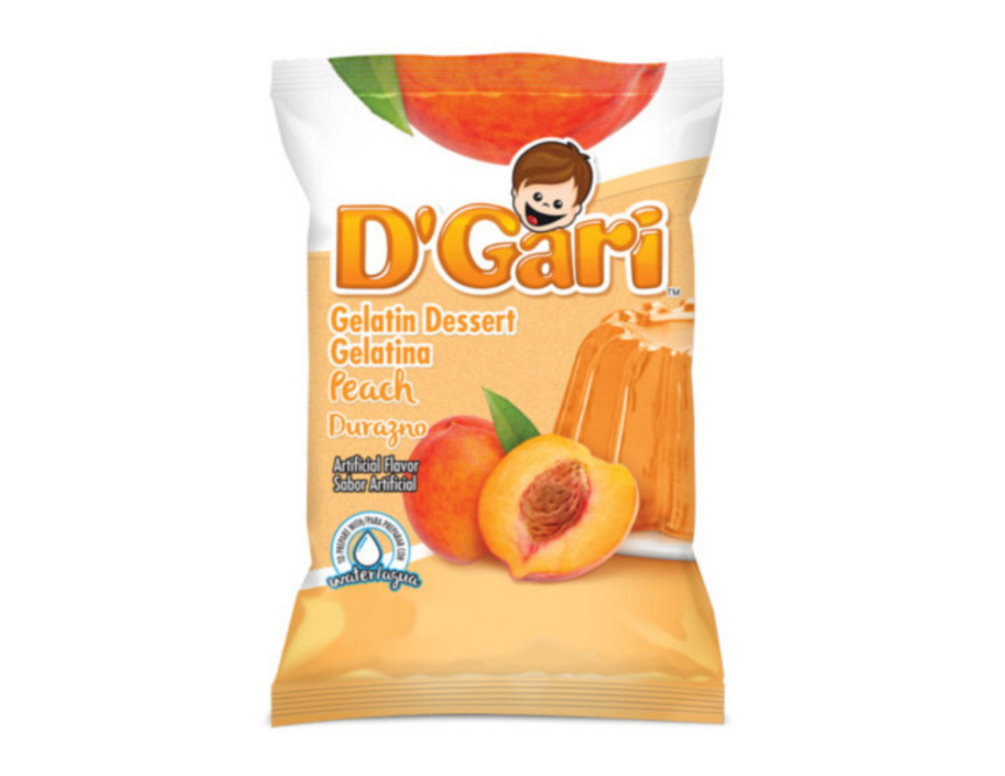 D'gari Agua Durazno 4 oz