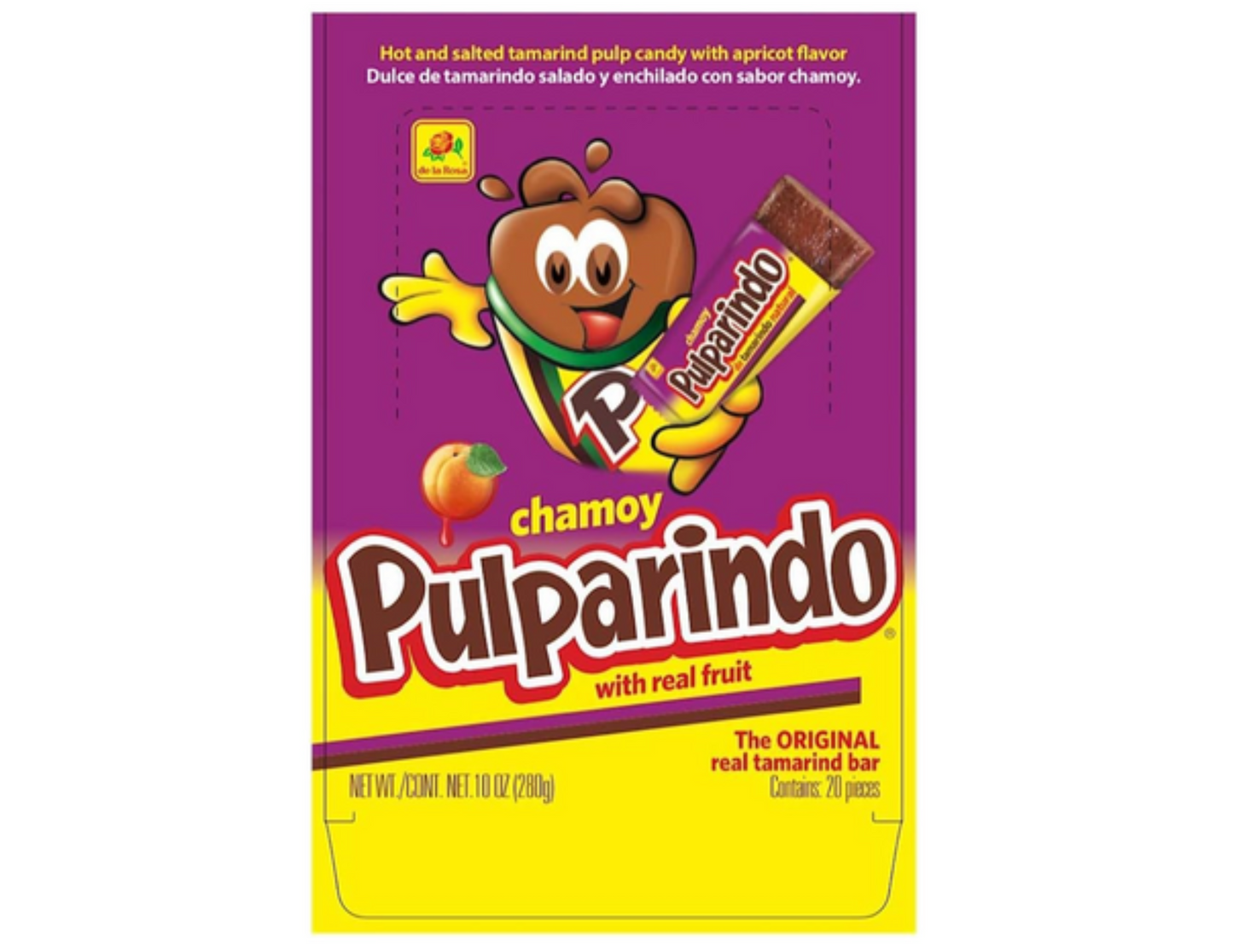 De La Rosa Pulparindo Chamoy 20 ct