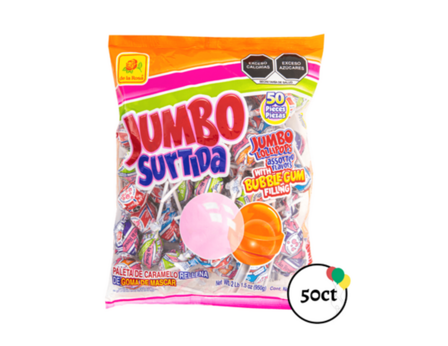 De La Rosa Jumbo Surtida 50 ct