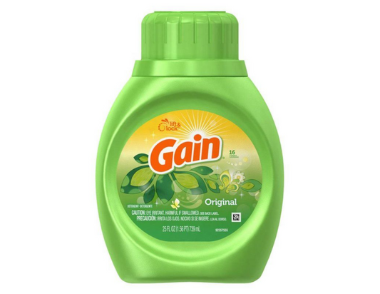 Gain Detergente Liquido Original 25 oz